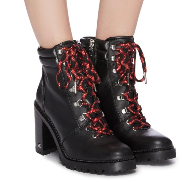 Sam Edelman Shoes | Sam Edelman, Sade Lace Up Ankle Boots | Color: Black | Size: 5 | Joseaguilera532's Closet
